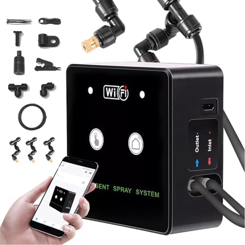 Intelligentes Nebelsystem, intelligentes 360° drehbares Terrarium...