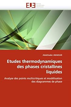 Paperback Etudes thermodynamiques des phases cristallines liquides [French] Book
