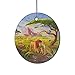 Disney – The Lion King – Remember Who You are – Thomas Kinkade Studios - 3.5” Starfire Prints Hanging Glass Print Accessory – Officially Licensed Collectible | Complimentary Velveteen Gift Bag