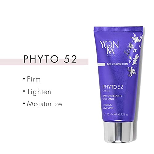 Yon-Ka Phyto 52 Skin Firming Cream (40Ml) Anti-Aging Facial Moisturizer And Night Creme, Tighten Skin And Reduce The Look Of Pores With Vitamin E, Paraben-Free #TOP2