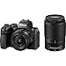 Nikon Z50II Mirrorless Digital Camera with NIKKOR Z DX 16-50mm f/3.5-6.3 & 50-250mm f/4.5-6.3 VR Lenses Bundle with 64GB Memory Card + Cleaning Kit + More