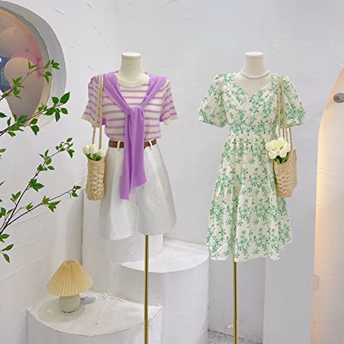 Female Mannequin Dress Form, Adjustable Height Model Body Display Torso With Metal Square Base Stand, Multipurpose Body Manikin For Dress Jewelry Sewing Clothing ( Color : Gold , Size : C ) #TOP4