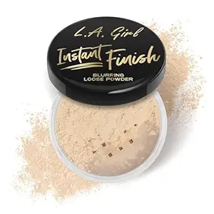 INSTANT FINISH BLURRING LOOSE POWDER BOXED-MEDIUM Matte Finishing Makeup Loose Setting Powder – Flash Friendly Translucent Powder Foundation - Loose Face Powder Includes goji berry