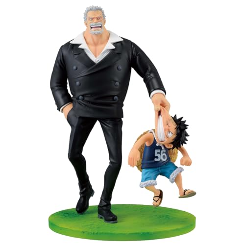 Ichibansho Figure - One Piece - Monkey D. Luffy & Monkey D. GARP (Road to Down), Estatua Coleccionable Bandai Spirits Revible Moment