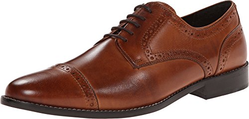 Nunn Bush Norcross Cap Toe Dress Casual Oxford Cognac 9.5