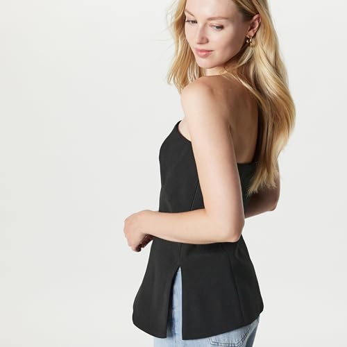 Image of The Drop womens Stowe Woven Strapless Tunic