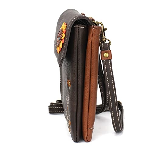 Image of CHALA RFID Criss Crossbody Cell Phone Purse - Women Faux Leather Xbody Handbag with Adjustable Strap