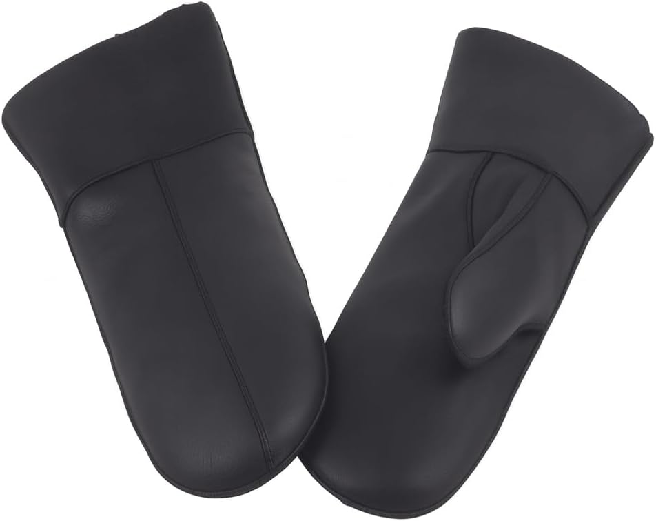 Women's Sheepskin Fur Mittens – LWG Certified Premium Shearling Leather Warm Cold Weather Winter Gloves
