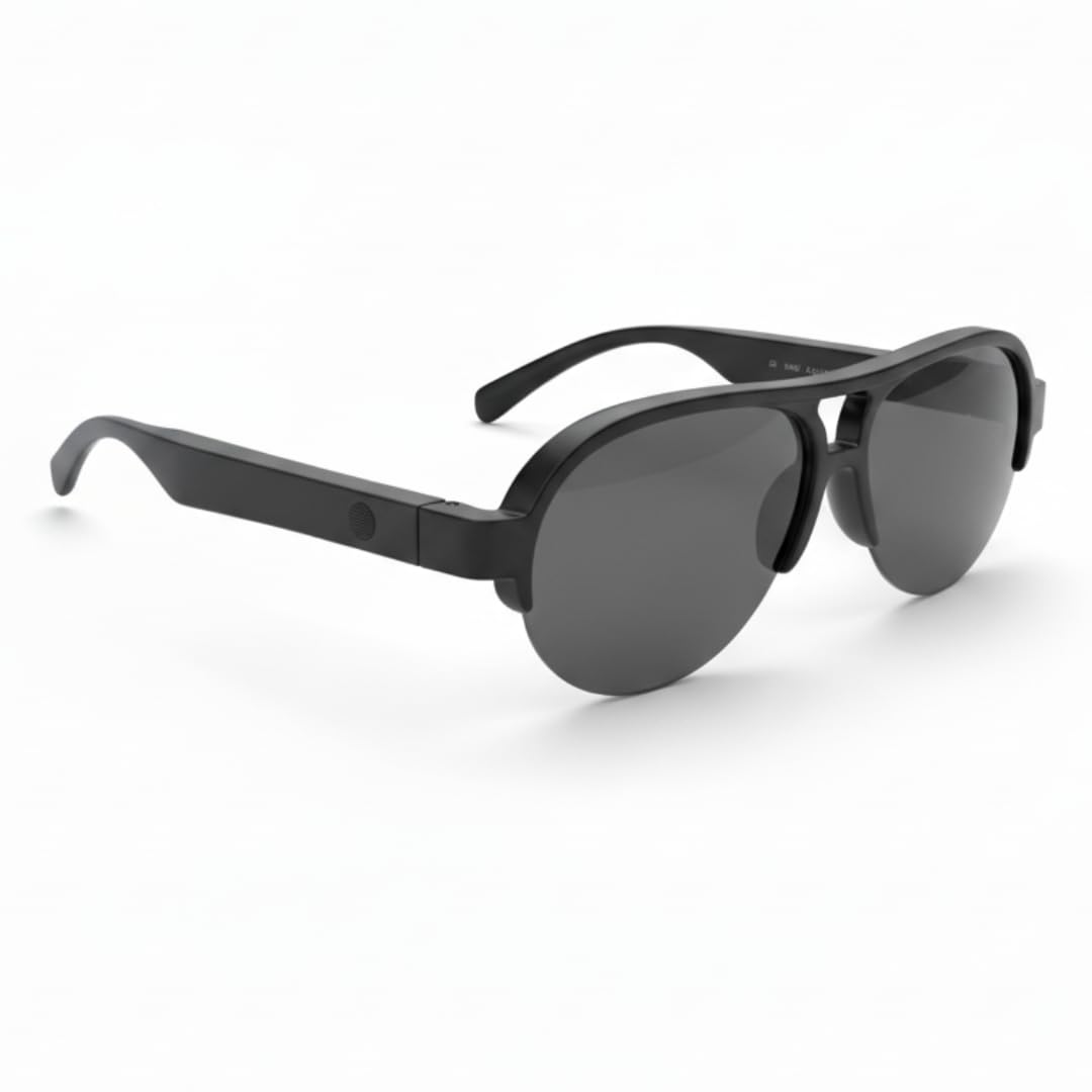 Smart Bluetooth Glasses Polarized Audio Sunglasses with Mic UV Protection for Men Women - AGZE