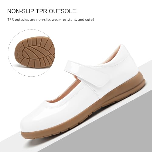 Image of Stelle Girls Mary Jane Shoes School Uniform Flats Dress Shoes Church (Little /Big Kids)