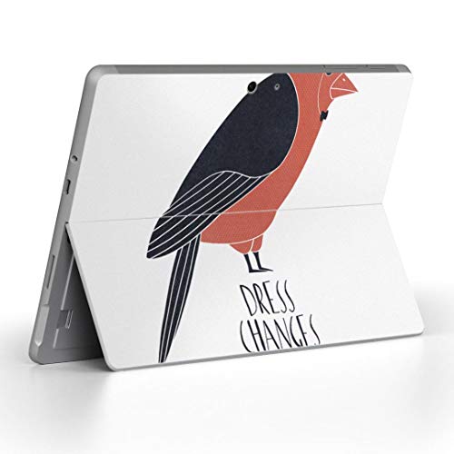 igsticker Surface Go/Surface Go 2 専用スキンシール サーフェス go シール スキン 保護 フィルム ステッカー アクセサリー 015720 鳥 絵 動物 切り絵