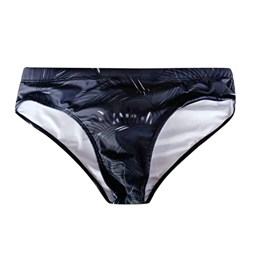 Genérico Pantalones Cortos Sexis de Cintura con Estampado Triangular de Encaje para Hombre Bañadores Hombre Sexy