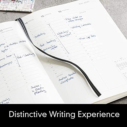 Image of LEUCHTTURM1917 Ball Point Pen Drehgriffel No.1 Black | Royal Blue Ink, Twist Mechanism, Drehgriffel No. 1, 0.7mm Tip, Smooth Writing, Stationery Gift