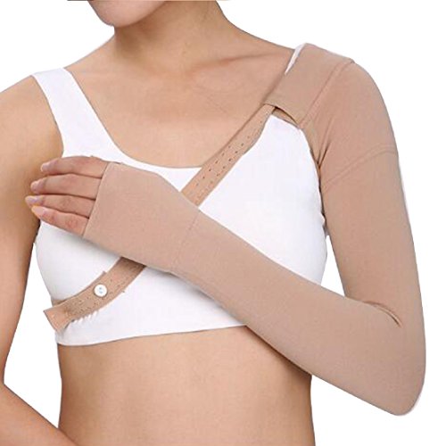 Tinsay Post Mastectomy Compression Sleeve, Anti Swelling Support Edema Swelling Lymphedema, 30~40 Mmhg (Left Hand/Right Hand) #TOP1