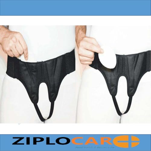 Faja Para Hernia Premium Ajustable Para Hombre Negra, Talla L miniatura 5