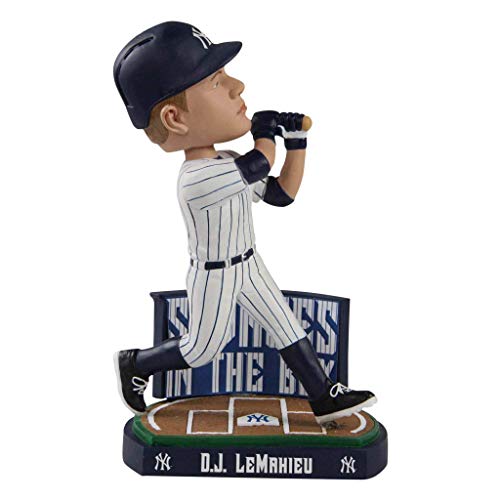 SP Images D.J. LeMahieu Yankees FOCO Stadium Lights Bobblehead Figure 10\" LE /2019