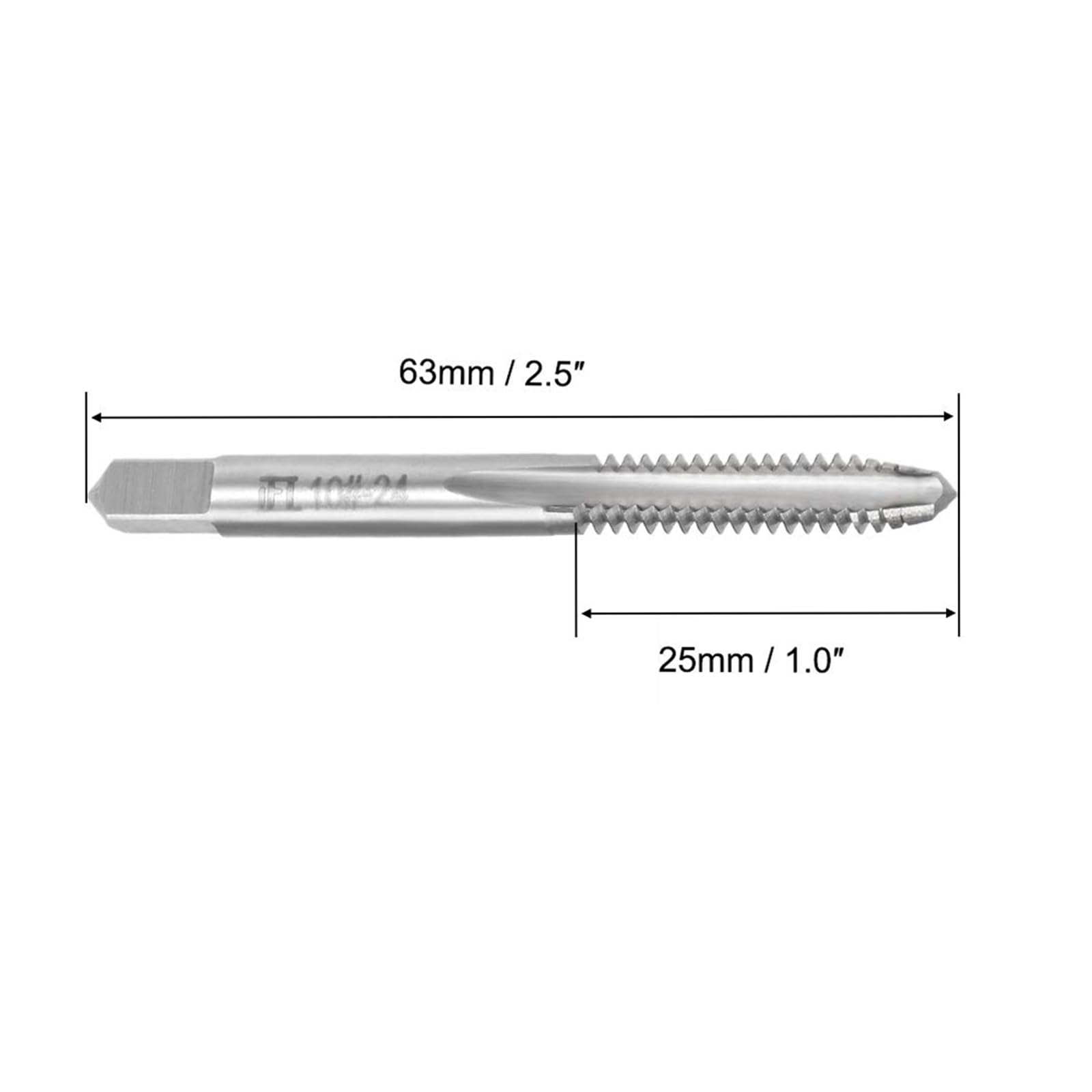 MACHSWON Machine Tap 10-24 UNC, for Drilling Machines Tapping Machines, CNC and Milling Machines - Image 2