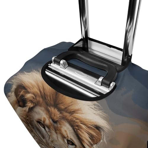 Creative Animals Lion Luggage Cover, Washable Elastic Suitcase Cover Protector Fit 18-32 Inch Luggage4