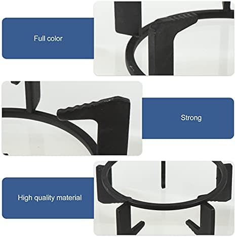 Lurrose Gas Hobs Wok Ring Non Slip Stove Trivets Support Ring Cast Iron Stove Trivets Cooktop Range Pan Holders Stand Milk Pot Holder Burner Grate for Gas Hob