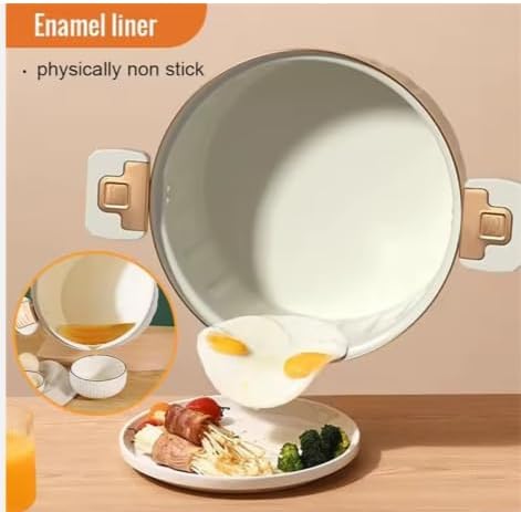 Olla a Presión Eléctrica con Revestimiento Antiadherente y Bloqueo Push-Pull, Color Marfil miniatura 5