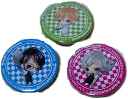 Amazon.co.jp: BROTHERS CONFLICT アニカフェ ブラコン 缶バッジ
