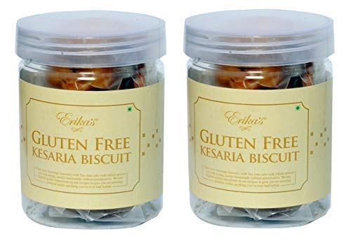 Erikas Gluten Free Kesaria Biscuits, Cardamom & Kesar Flavoured, Crunchy, Scrumptious, Premium Handmade Osmania Biscuits, 150g (Pack Of 2) (B07SB38KJL) Amazon Price History, Amazon Price Tracker