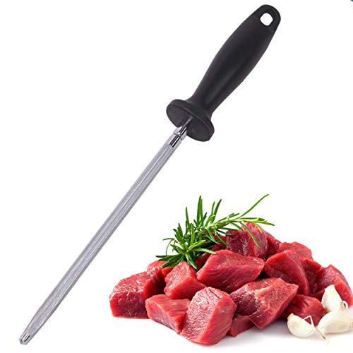 Kitchen Knife Sharpener, MAISON HUIS 7 Inch Professional Easy Fast Stainless Steel Knife Sharpener for all Kitchen Knives Daily Sharpening