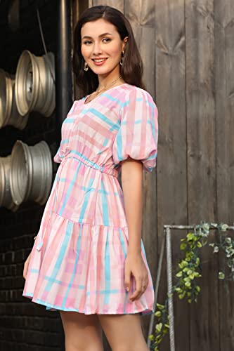 Image of Leriya Fashion Western Dresses for Women |A-Line Knee-Length Dress | Indo Western Dress for Women| Short Dress