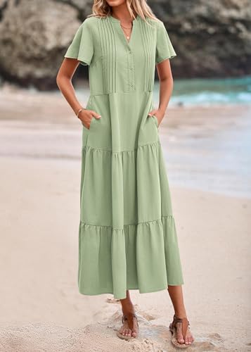 Image of KIRUNDO Summer Maxi Dresses for Women 2026