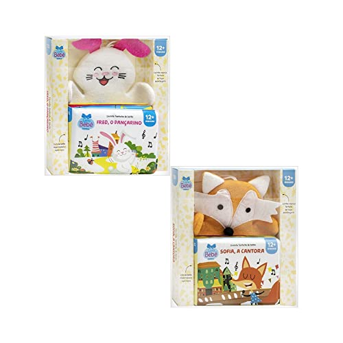 Kit com 2 Livrinhos Fantoches de Banho