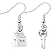 MALOYANVE-Realtor-House-Key-Asymmetrical-Dangle-Drop-Earrings-Unique-Silver-Plated-Real-Estate-Agents-Jewelry-Gift-For-Home-Seller-Realtor MALOYANVE Realtor House Key Asymmetrical Dangle Drop Earrings Unique Silver Plated Real Estate Agents Jewelry Gift For Home Seller Realtor