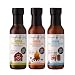 Simple Girl Organic BBQ sauces - 3 Variety Pack - 12oz each -  Carolina Kick - Country Sweet - Southern Blend - Organic, Kosher and Gluten Free - Full of Flavor - Diet Friendly Barbecue Sauces