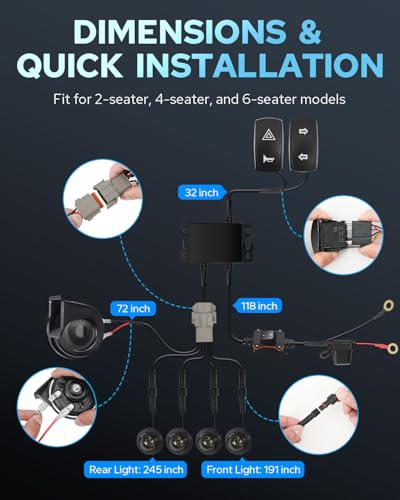 Benlari UTV Turn Signal Kit