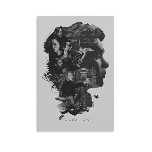 CPFSCWZP Póster decorativo de la serie de televisión de Inception Great Movies (30 x 45 cm), sin marco