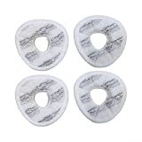 Spelonify Mikrofaser-Ersatz-Mopp-Pads J3/J4 Roboter-Staubsauger, waschbare und wiederverwendbare Wischtücher Hartholz-, Laminat- und Marmorböden, 4er-Pack Bodenreinigungszubehör
