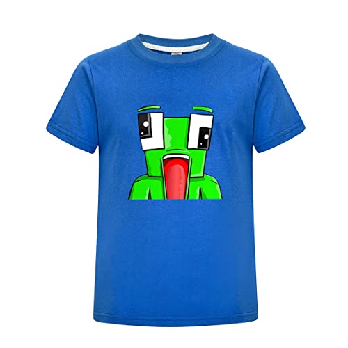 Dgfstm Sudadera con Capucha de Manga Larga para niños y niñas, Azul 1, 7-8 Años Cover