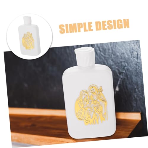 Recipiente de agua rellenable transparente pack de 8 para bautismo 8