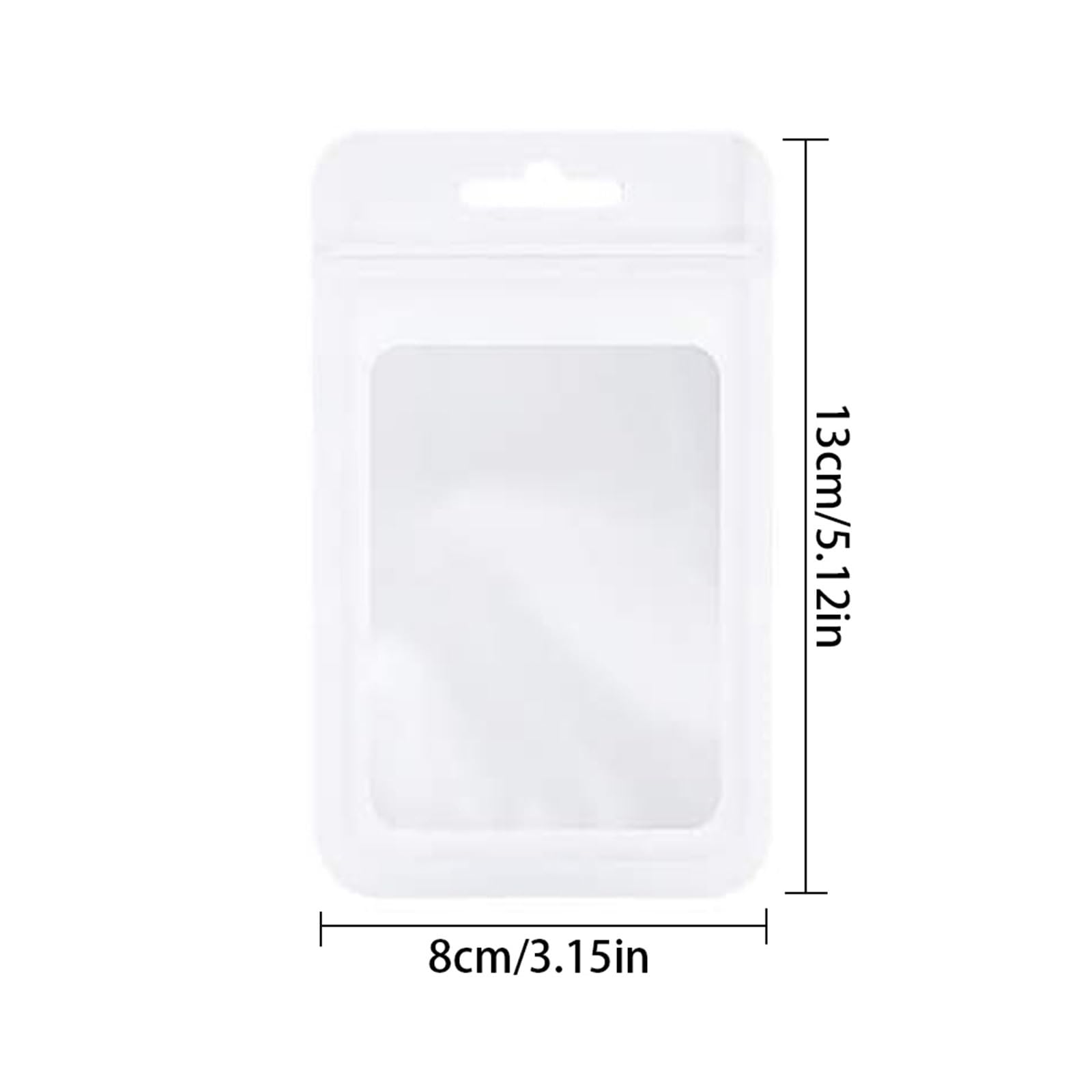 Sacchetti con chiusura a zip, Confezione da 100 sacchetti piatti con chiusura a zip, fogli di alluminio bianchi x cm(9x16cm)