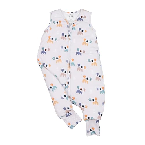 Image of Sleeveless Soft Baby & Toddler Sleeping Sack, Breathable with Adjustable Feet Cuffs & Anti-Slip Grip