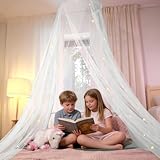 【Magia para múltiples espacios】Este dosel de cama se puede usar en el dormitorio interior y también en el exterior. Disfruta del aire libre sin ser picado. Ideal para camping, parques infantiles o viajes tropicales.