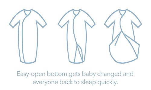 Image of Magnetic Me Organic Cotton Newborn Sleeper Gown & Hat Set | Super Soft Organic Cotton Fabric Sleep Sack