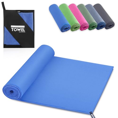 YC Kitchen Toalla Gimnasio, rápida absorción del Sudor y el Agua, Adecuada como Toalla Deportiva, Toalla de Viaje, Toalla de baño, Toalla de Playa, 40 x 80 cm