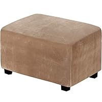 LJWDYS Housse Ottomane, Housse De Pouf Rectangulaire En