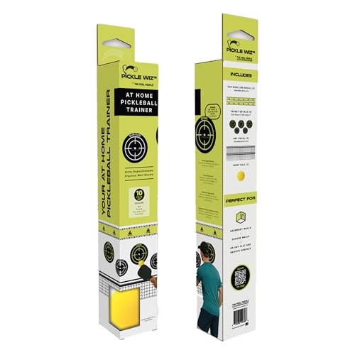 Pickleball Trainer Autocollant Mural Repositionnable avec Code QR - 3