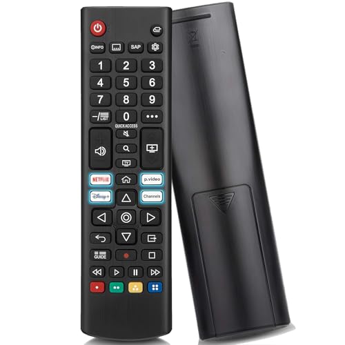 Universal Remote for LG TV Remote Control (All Models) Compatible with All LG LED OLED LCD UHD HDTV 4K 8K Smart TV (AKB76040302)
