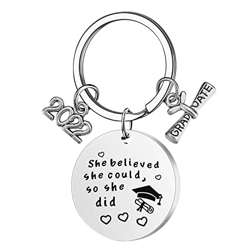 Key Students Class Senior Master Graduation College Graduate Keychain High Chains 2022 s School Of 2022 s Him Grad For Her Key Tueur Anneaux De Titulaire Aérienne Pour Clés Cover