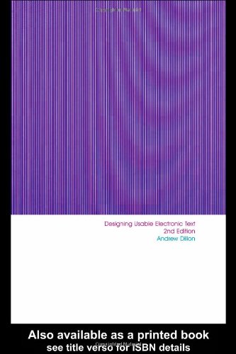 Designing Usable Electronic Text