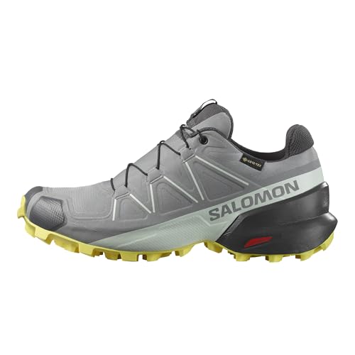 Salomon Speedcross Gore-Tex wasserdichte Damen Trail-Laufschuhe, Wetterschutz, Aggressiver Grip, Präzise Passform, Sharkskin, 43 1/3
