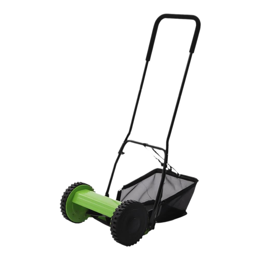 Carrete manual de repuesto para cortacésped de 12 pulgadas, bolsa de colección de 23 L, altura de corte ajustable, compatible con sistemas de 5 cuchillas, cuidado eficiente del césped