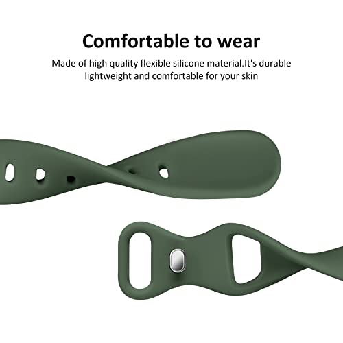 Image of Thin Slim Band Compatible with Apple Watch 38mm 40mm 41mm 42mm 44mm 45mm 46mm 49mm, Replacement Silicone Sport Strap for iWatch Series 11 /10 /9 /8 /7 /6 /5 /4 /3 /2 /1 Ultra SE Women Men, Clover